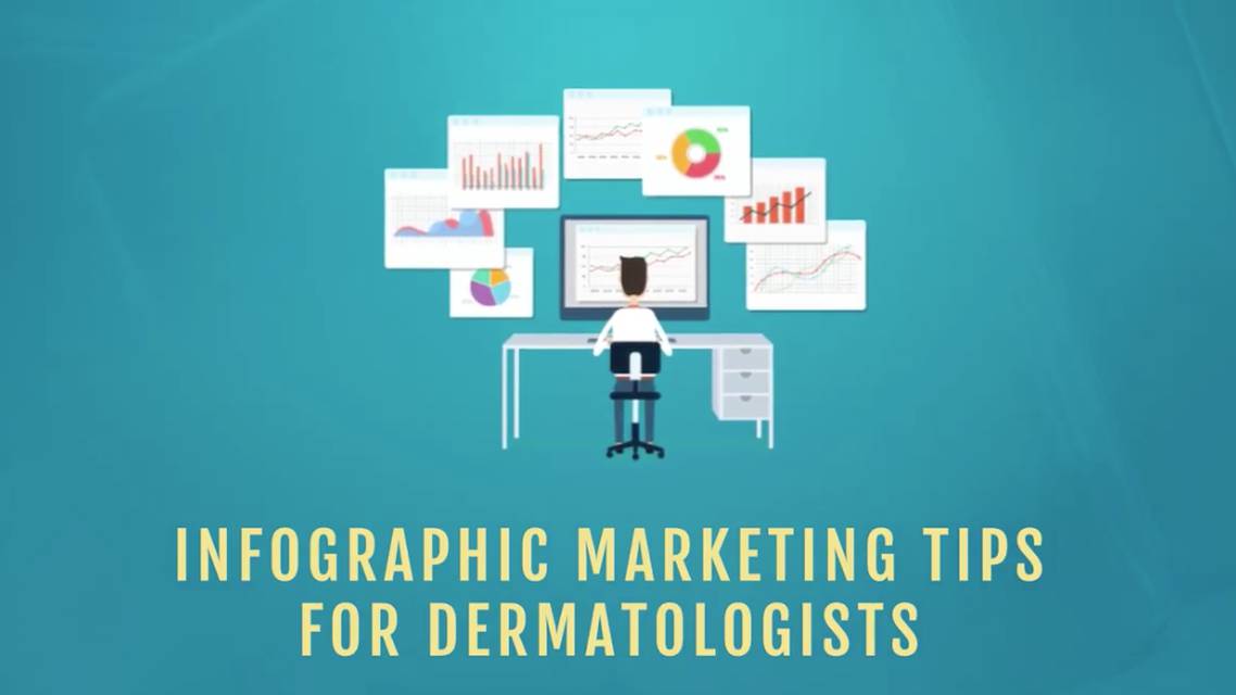 Show and tell  infographic marketing tips for dermatologists thumbnail