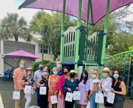 South Florida Womens Shelter Dedicates Shade Structures image