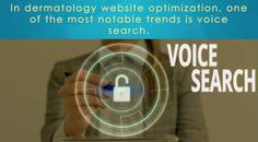 Dermatology SEO trend alert voice search thumbnail