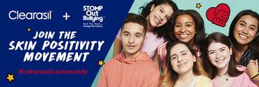 Clearasil Steps Up to End Bullying Support Skin Positivity image
