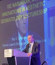 Dr Roy Geronemus Awarded The Vic Narurkar MD Innovations in Aesthetic Dermatology Lectureship Award image