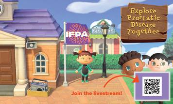 Game On IFPA Launches the Explore Psoriatic Disease Together Campaign to Build the IFPA Island on Animal Crossing New Horizon