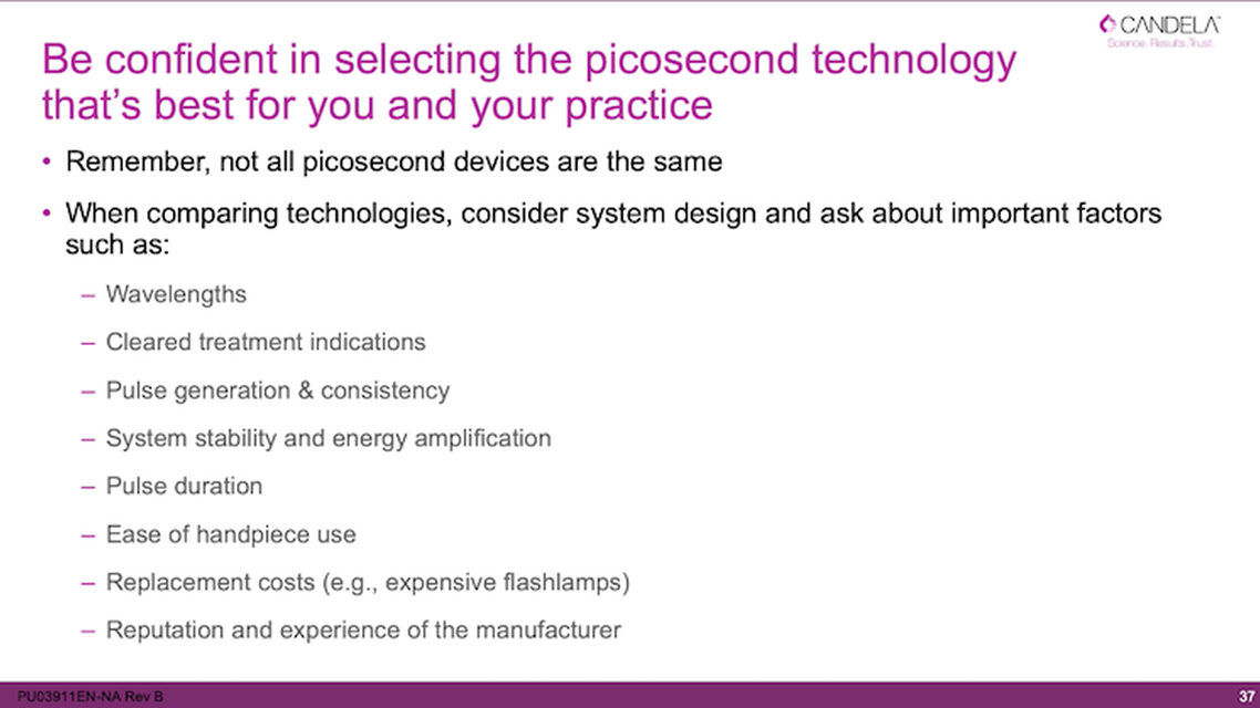 Behind the Pulse Considerations for evaluating a picosecond laser thumbnail