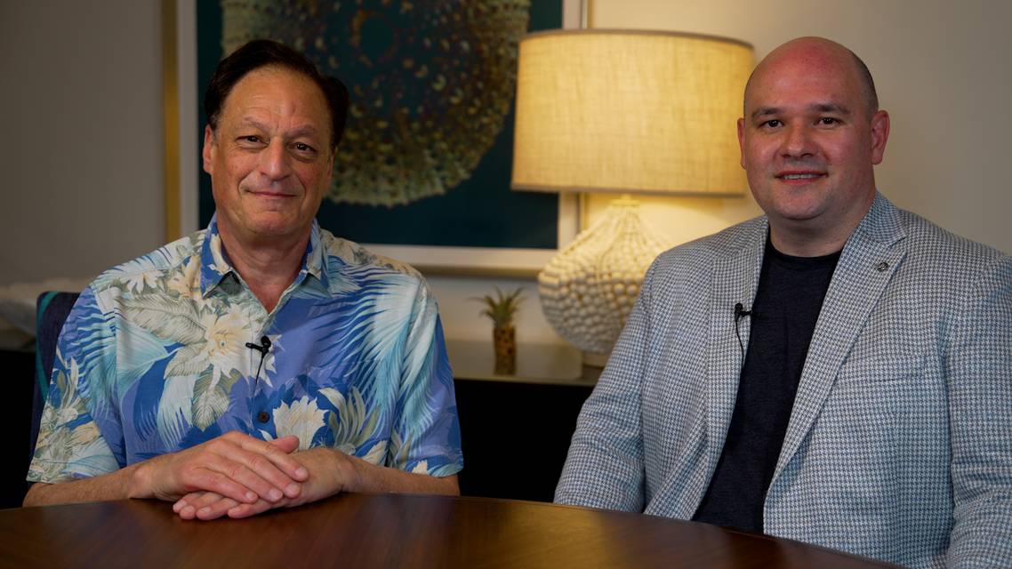 Lawrence Eichenfield and Jason Hawkes